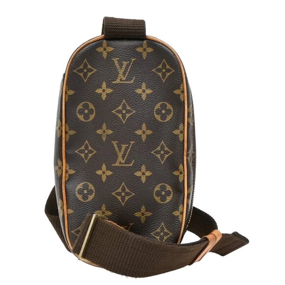 LOUIS VUITTON Pochette Gange Shoulder Bag Monogram Brown Spain - Picture 3 of 16